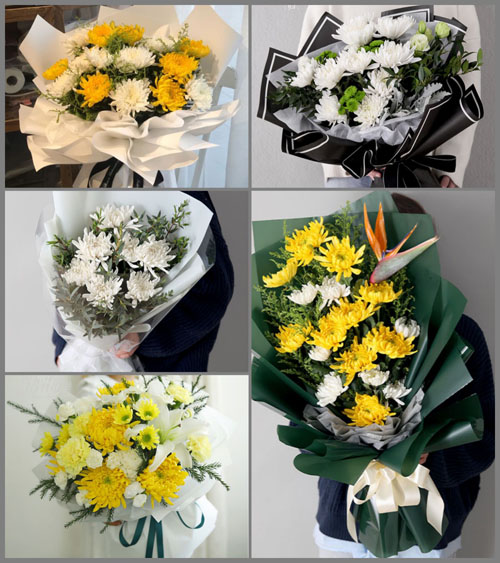 广东肇庆市怀集县诗洞镇万诗村白事花束代送